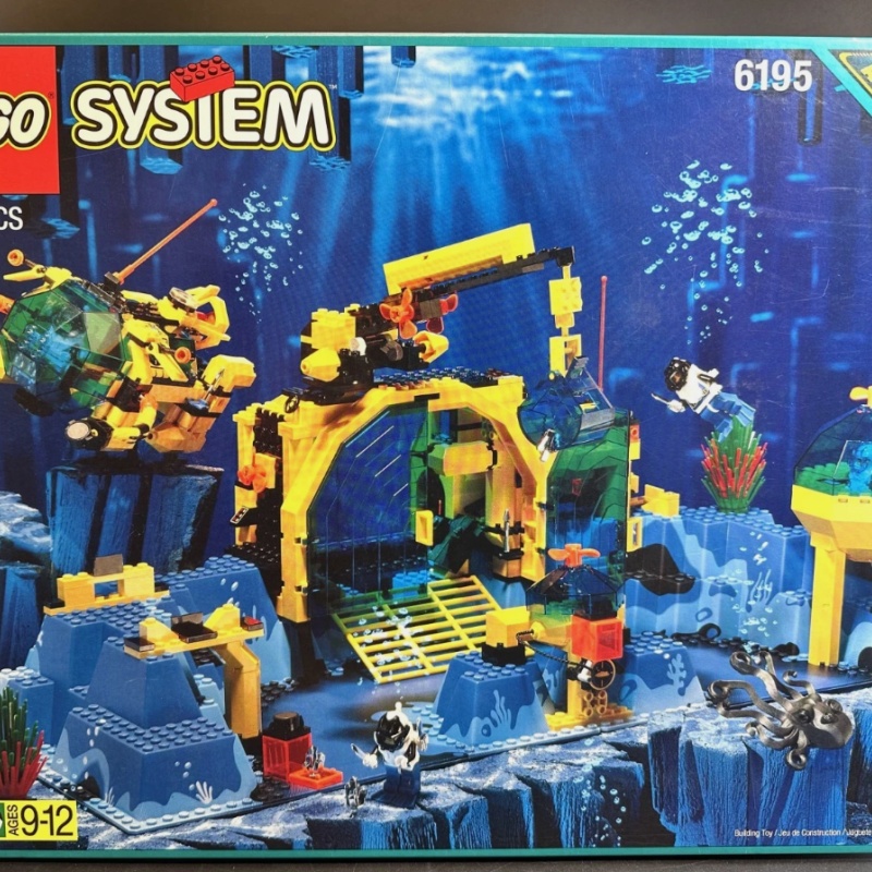 LEGO 6195 Aquazone Aquanauts Neptune Discovery Lab NEW Set in Sealed Box