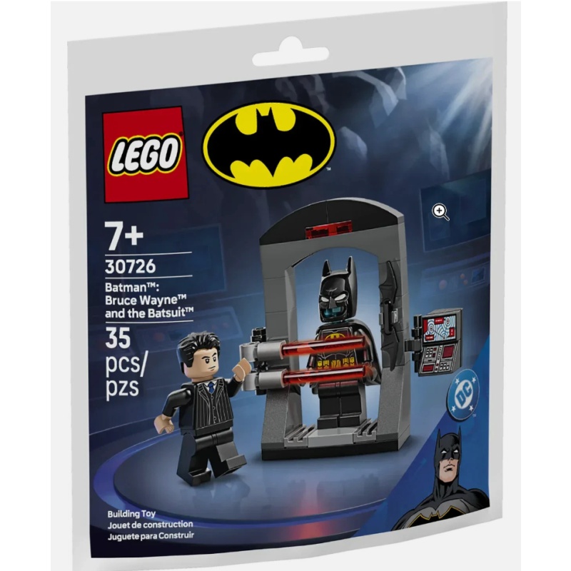 LEGO DC Batman Bruce Wayne and the Batsuit (30726) 2 Minifigures Batcave 2026