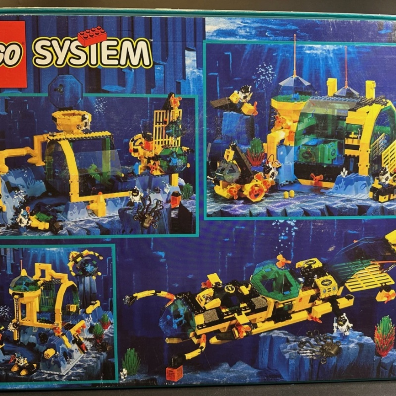 LEGO 6195 Aquazone Aquanauts Neptune Discovery Lab NEW Set in Sealed Box