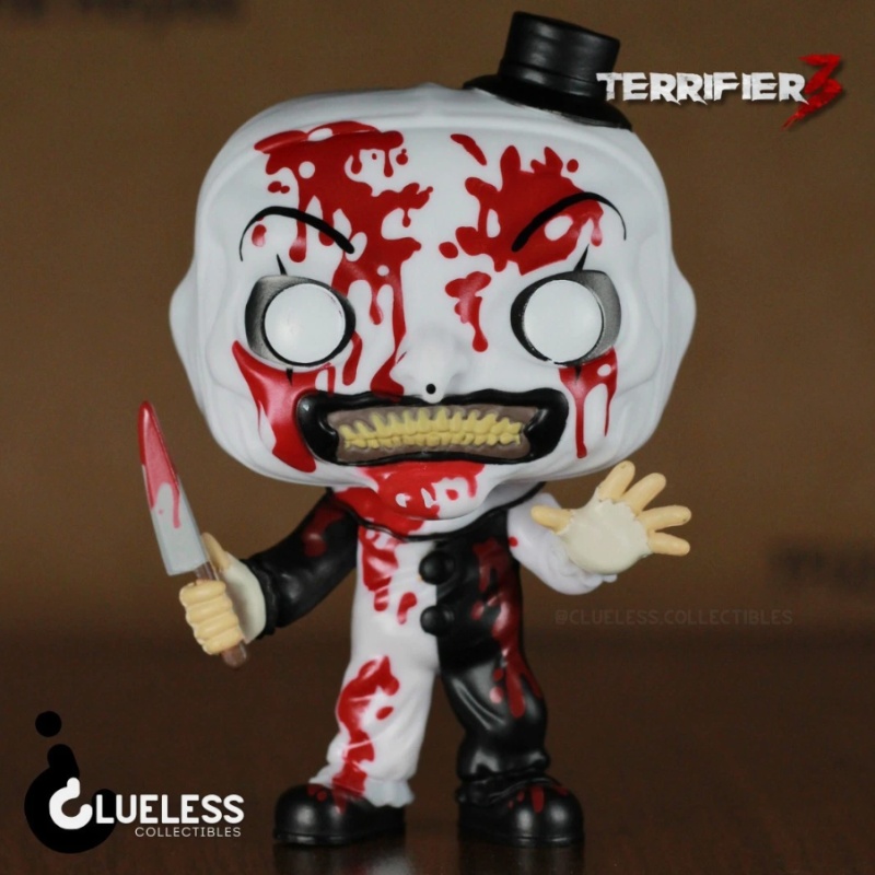 Funko Pop! Terrifier 3 Art the Clown Bloody #1948 - EE Exclusive & Pop Protector